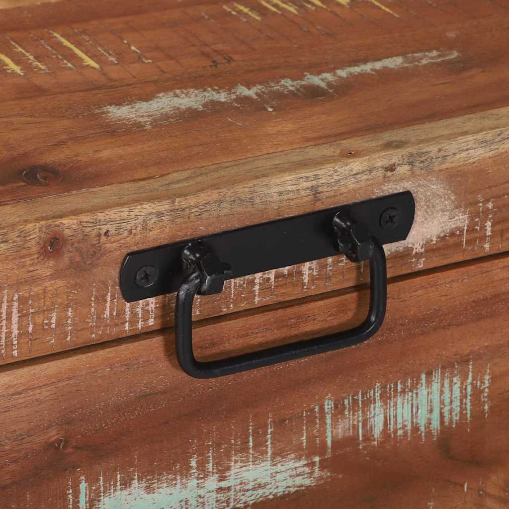 Lade de Depozitare Maro 60 x 30 x 30 cm Lemn masiv recuperat GartenMobel Dekor