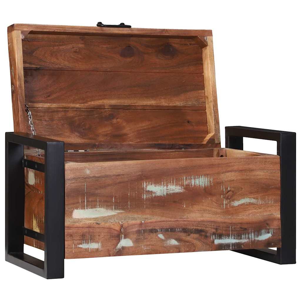 Lade de Depozitare Maro 60 x 30 x 30 cm Lemn masiv recuperat GartenMobel Dekor