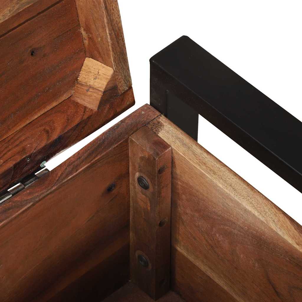 Lade de Depozitare Maro 60 x 30 x 30 cm Lemn masiv recuperat GartenMobel Dekor