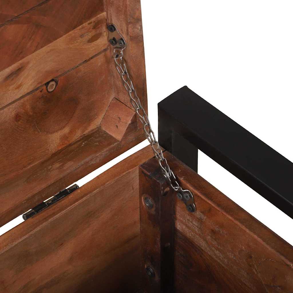 Lade de Depozitare Maro 80 x 30 x 30 cm Lemn masiv recuperat GartenMobel Dekor