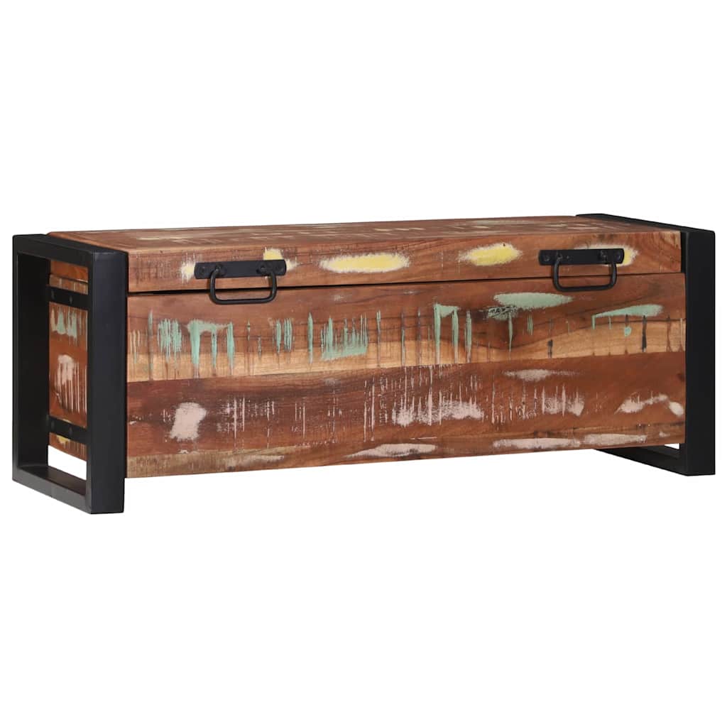 Lade de Depozitare Maro 80 x 30 x 30 cm Lemn masiv recuperat GartenMobel Dekor