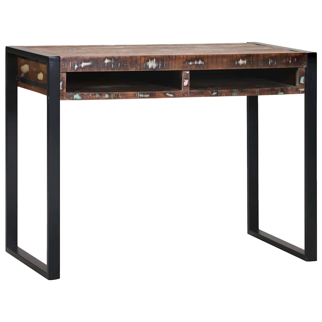 Masă de Toaletă cu raft Multicolour Lemn masiv recuperat GartenMobel Dekor