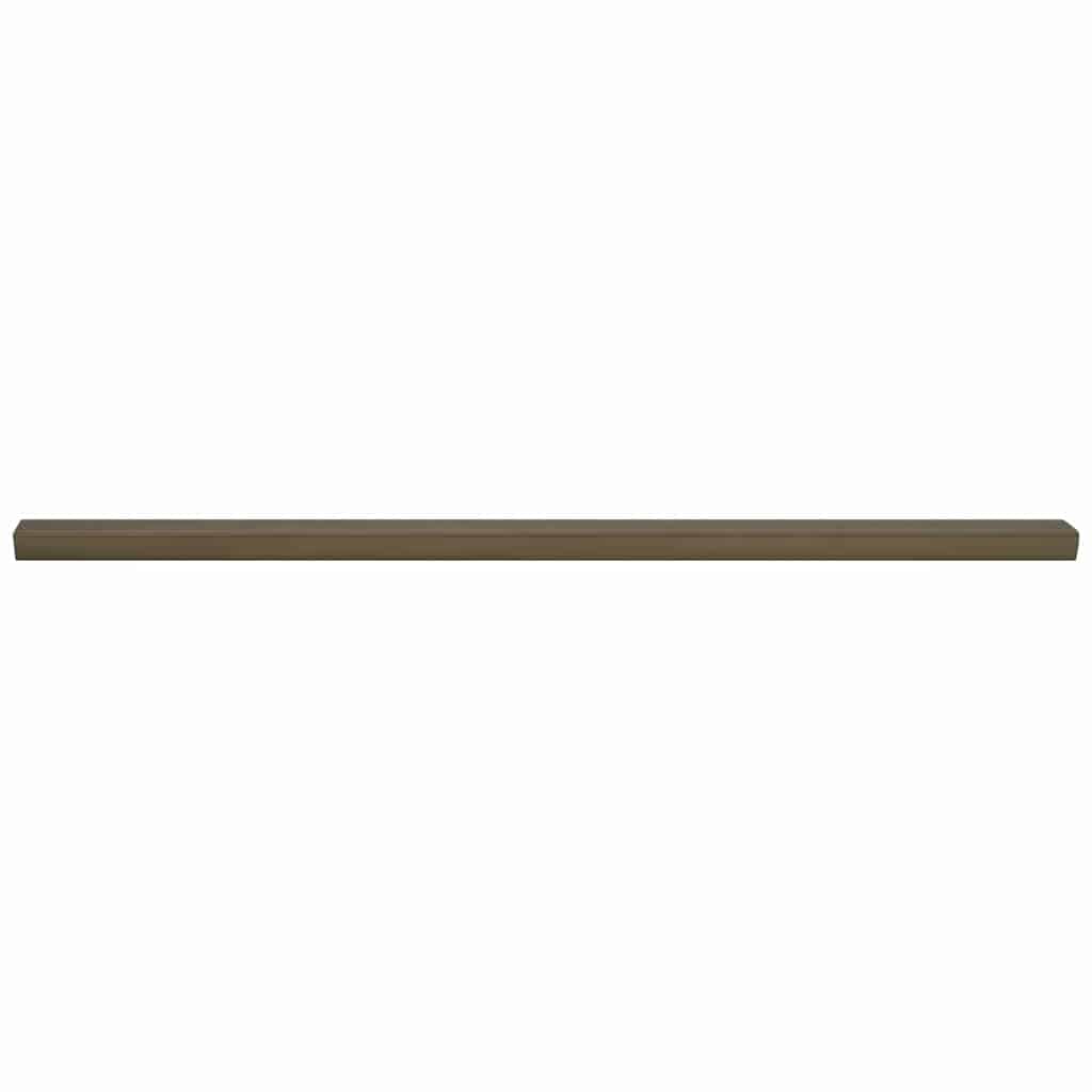 Profile pentru marginea treptelor 10 pcs Maro 67 cm Aluminiu GartenMobel Dekor