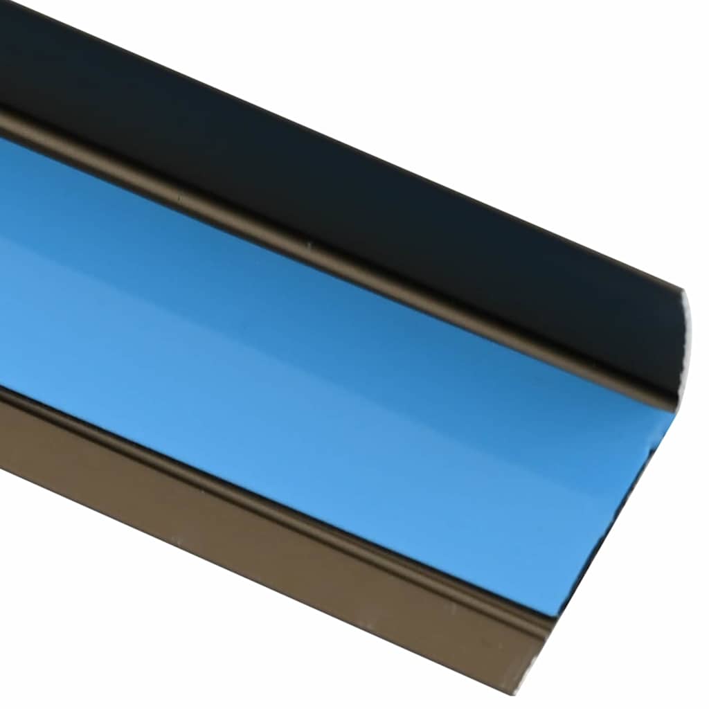 Profile pentru marginea treptelor 10 pcs Maro 67 cm Aluminiu GartenMobel Dekor