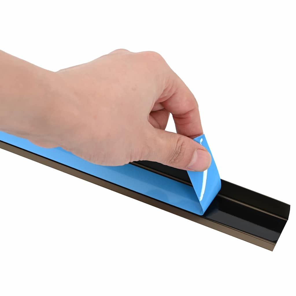 Profile pentru marginea treptelor 10 pcs Maro 67 cm Aluminiu GartenMobel Dekor