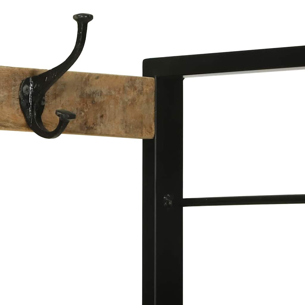 Răchită cu sertar Maro 110 x 40 x 185 cm Lemn masiv de mango GartenMobel Dekor