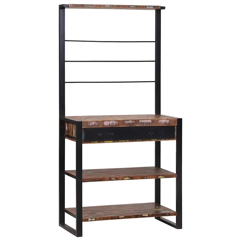 Raft de bucătărie Multicolour 80 x 40 x 160 cm GartenMobel Dekor