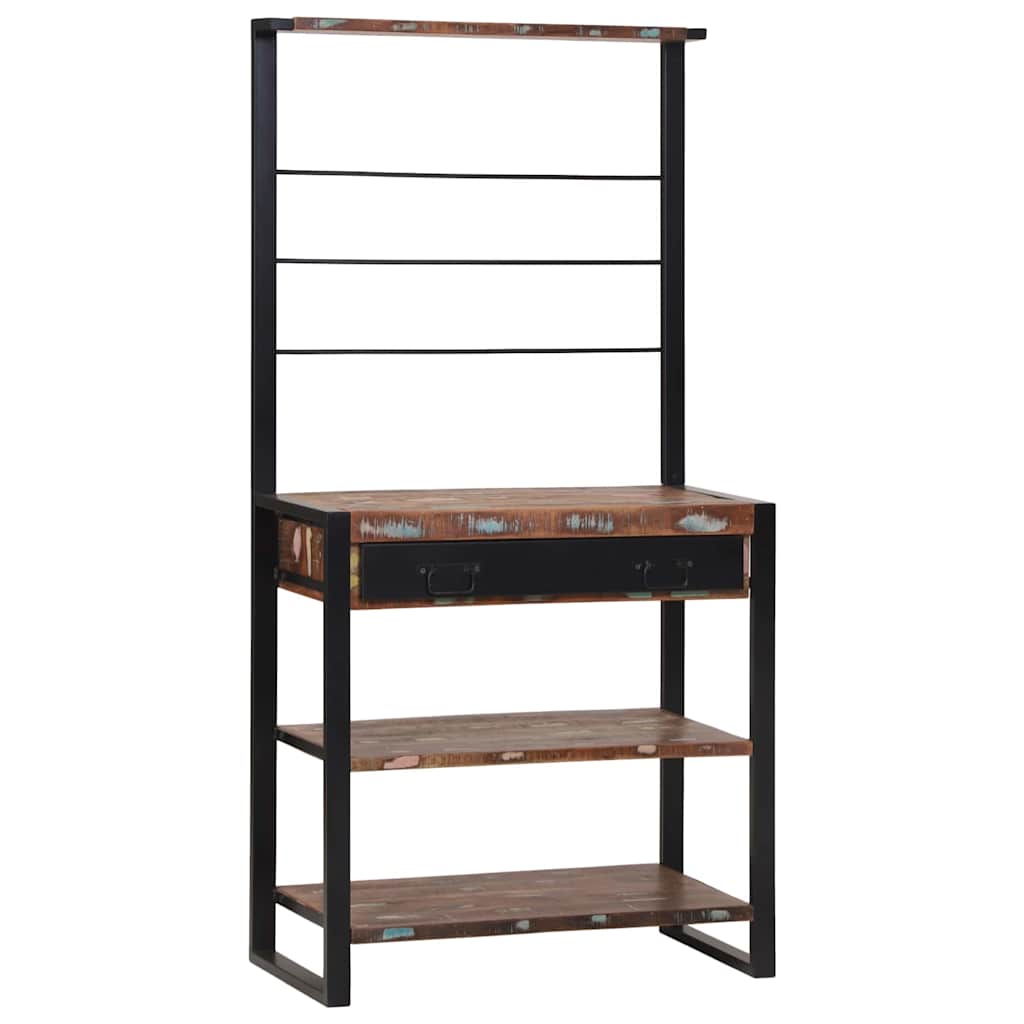 Raft de bucătărie Multicolour 80 x 40 x 160 cm GartenMobel Dekor