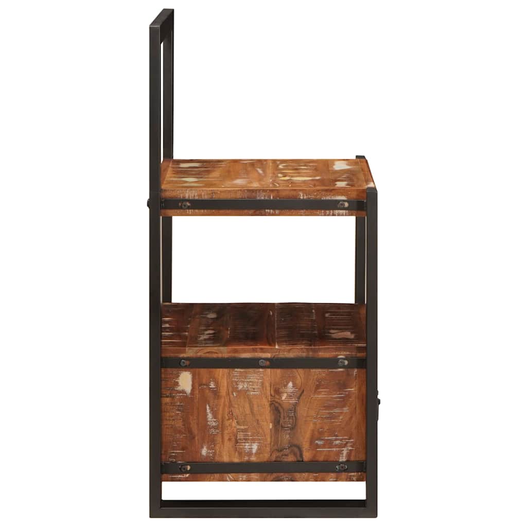 Suport pentru Haine cu sertar Multicolour Lemn masiv recuperat GartenMobel Dekor