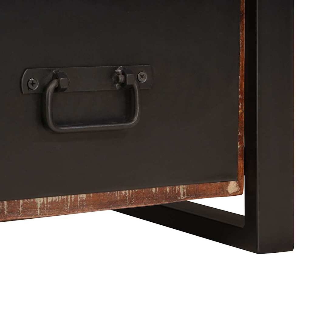 Suport pentru Haine cu sertar Multicolour Lemn masiv recuperat GartenMobel Dekor