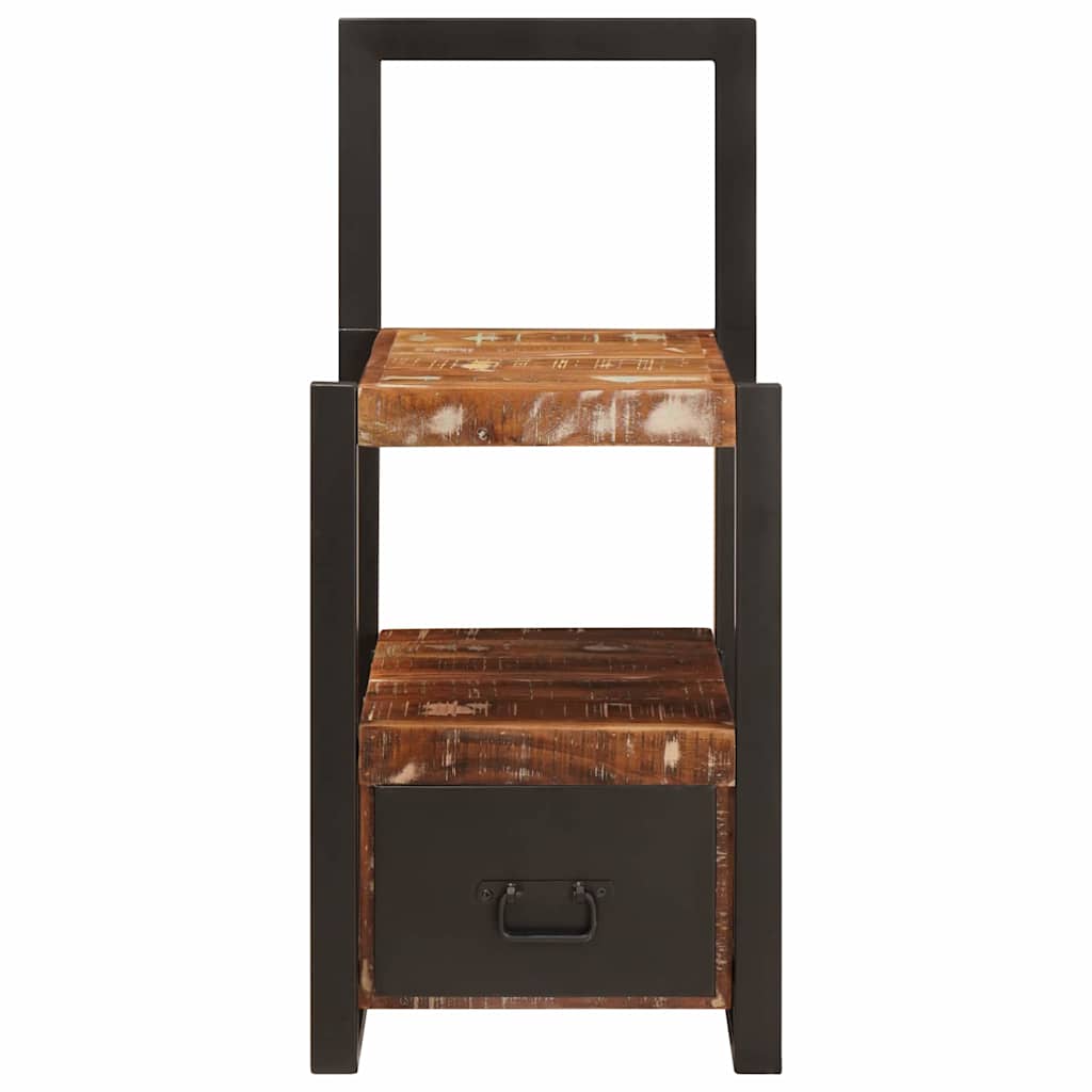 Suport pentru Haine cu sertar Multicolour Lemn masiv recuperat GartenMobel Dekor