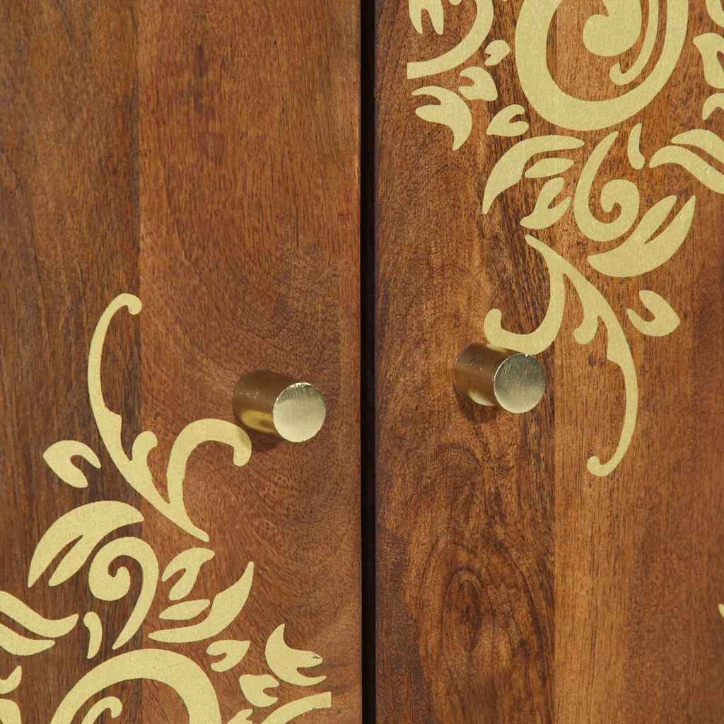 Bufet Maro 60 x 33.5 x 75 cm Lemn masiv de mango GartenMobel Dekor