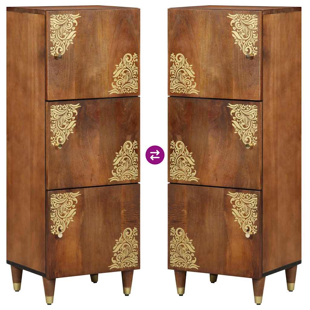 Bufet cu sertar Maro 40 x 33.5 x 110 cm Lemn masiv de mango GartenMobel Dekor