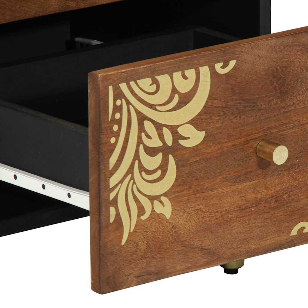 Bufet cu sertar Maro 40 x 33.5 x 75 cm Lemn masiv de mango GartenMobel Dekor