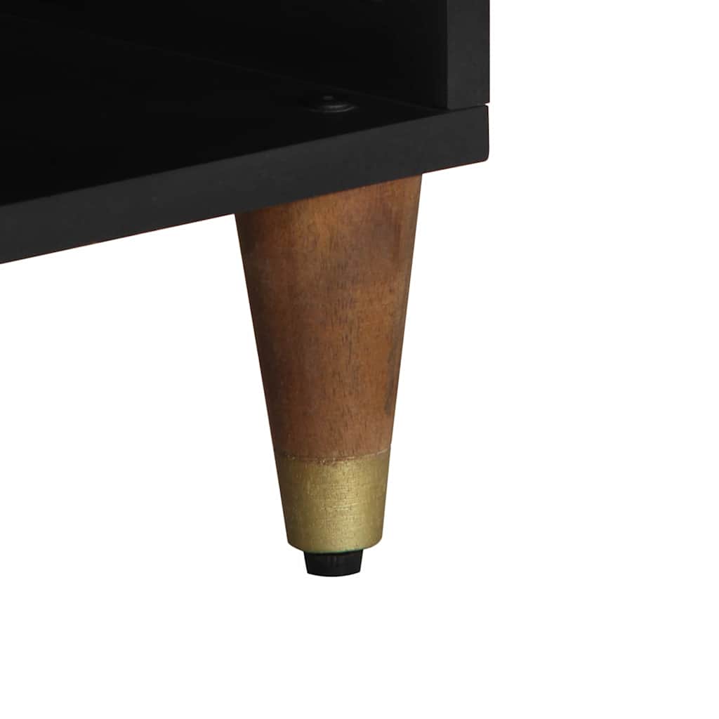 Cabinet TV cu sertar Maro 80 x 33.5 x 46 cm Lemn masiv de mango GartenMobel Dekor