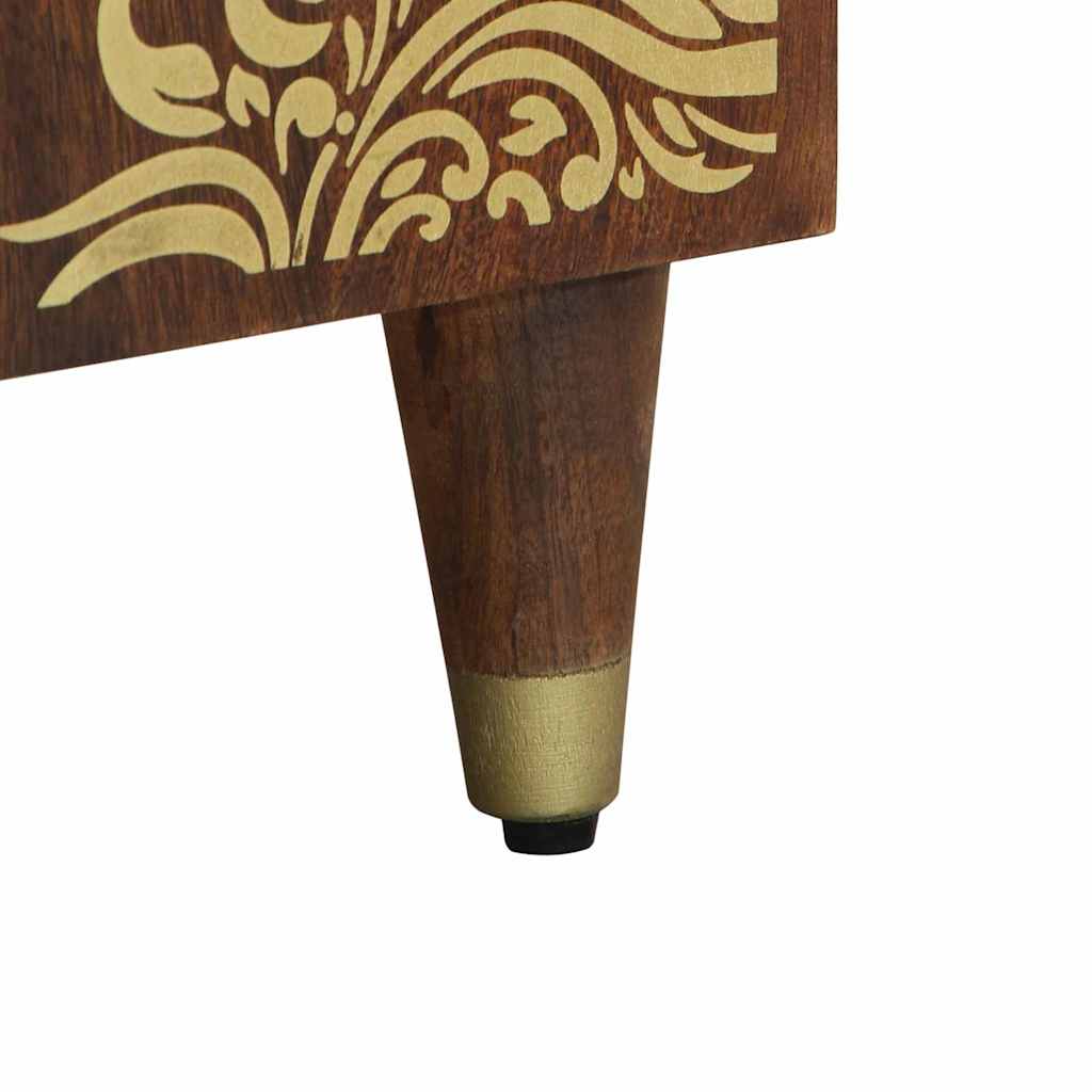 Dulap de Baie maro miere 38 x 33 x 58 cm Lemn masiv de mango GartenMobel Dekor