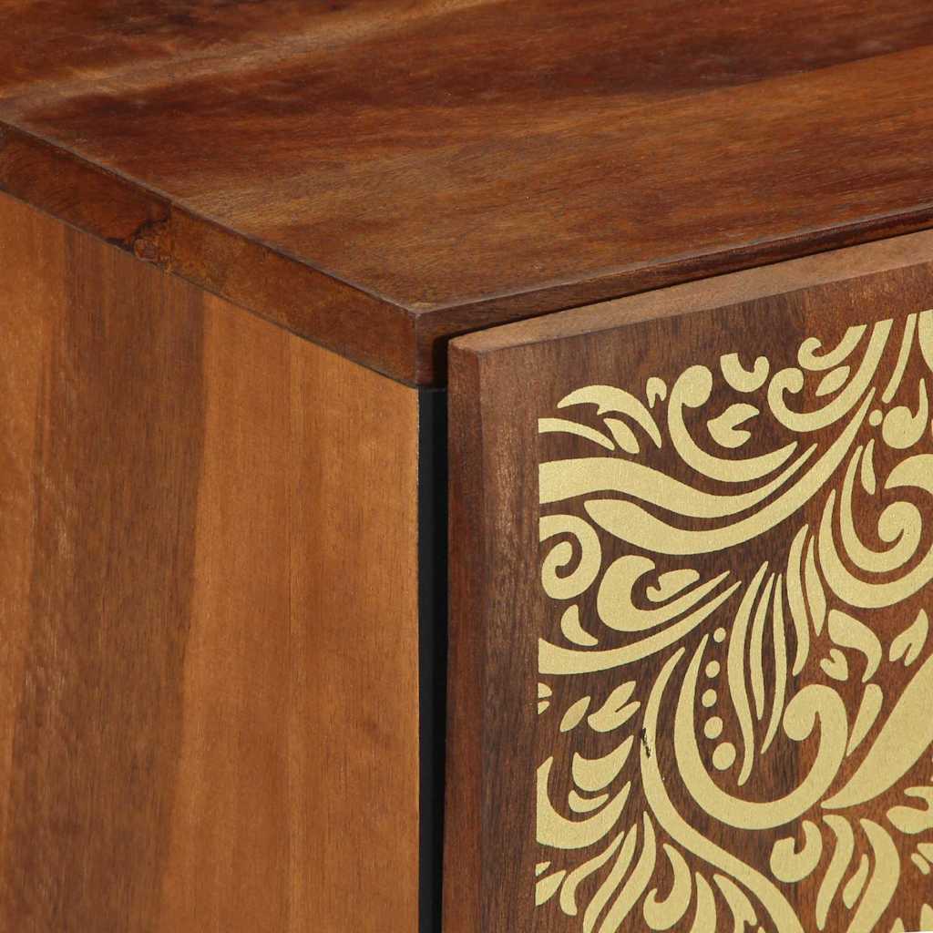 Dulap de Baie maro miere 38 x 33 x 58 cm Lemn masiv de mango GartenMobel Dekor