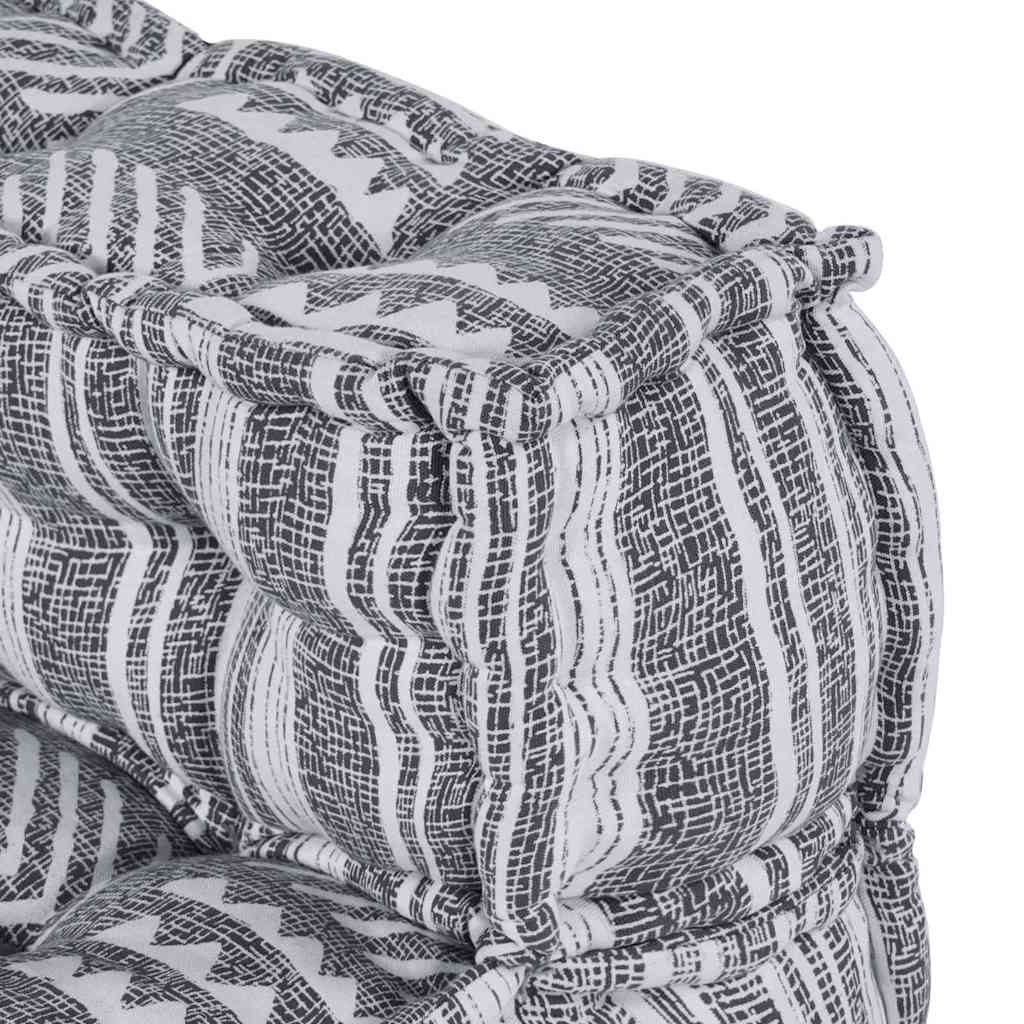 Canapea modulară Dungi Manual Gri 70 x 70 x 54 cm țesătură GartenMobel Dekor