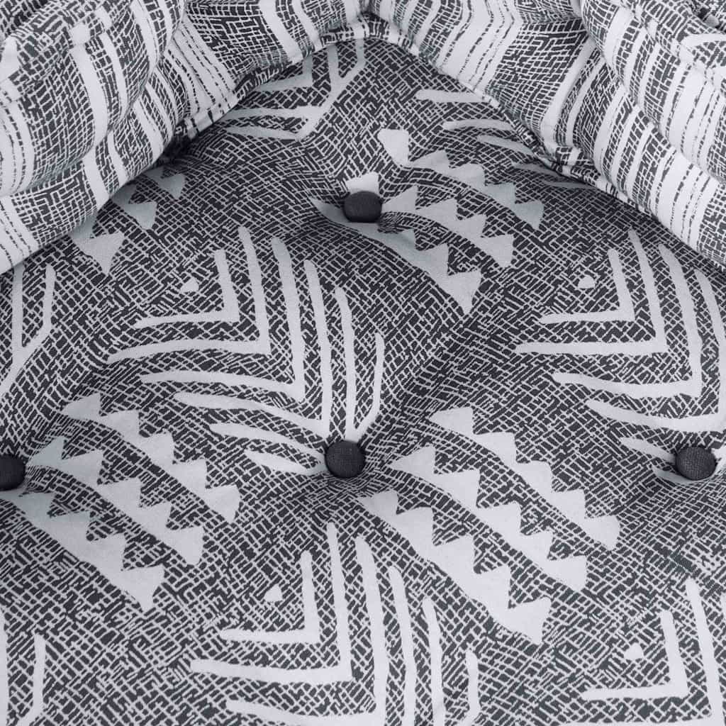 Canapea modulară Dungi Manual Gri 70 x 70 x 54 cm țesătură GartenMobel Dekor