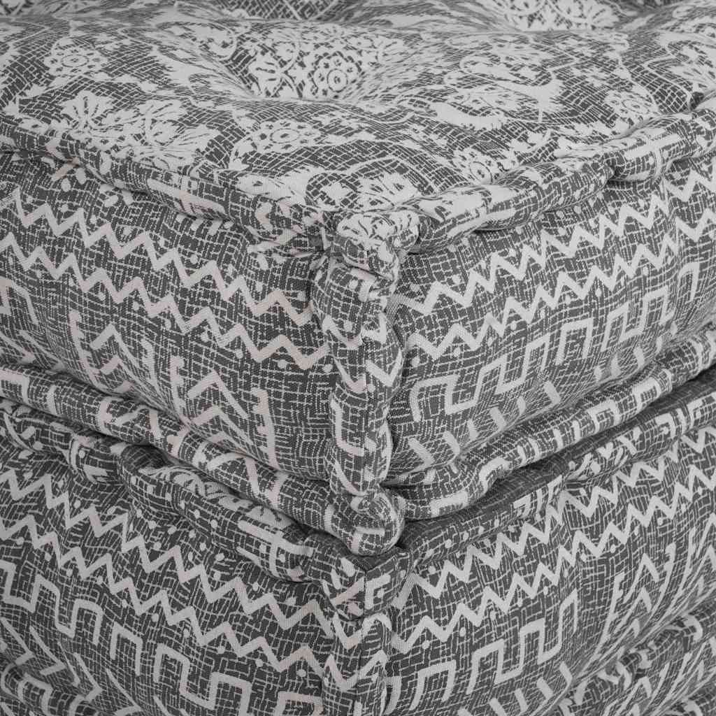 Canapea modulară Geometric Gri deschis 70 x 70 x 36 cm țesătură GartenMobel Dekor