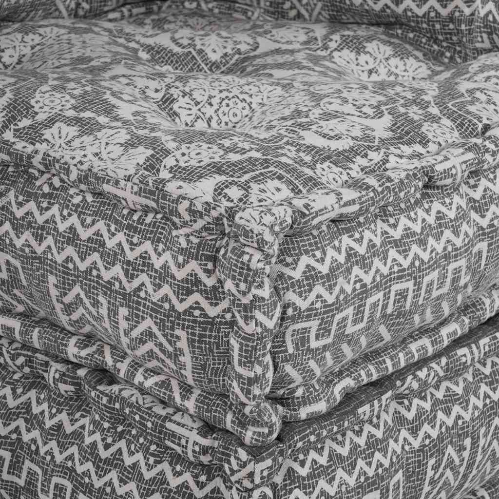 Canapea modulară Geometric Gri deschis 70 x 70 x 54 cm țesătură GartenMobel Dekor