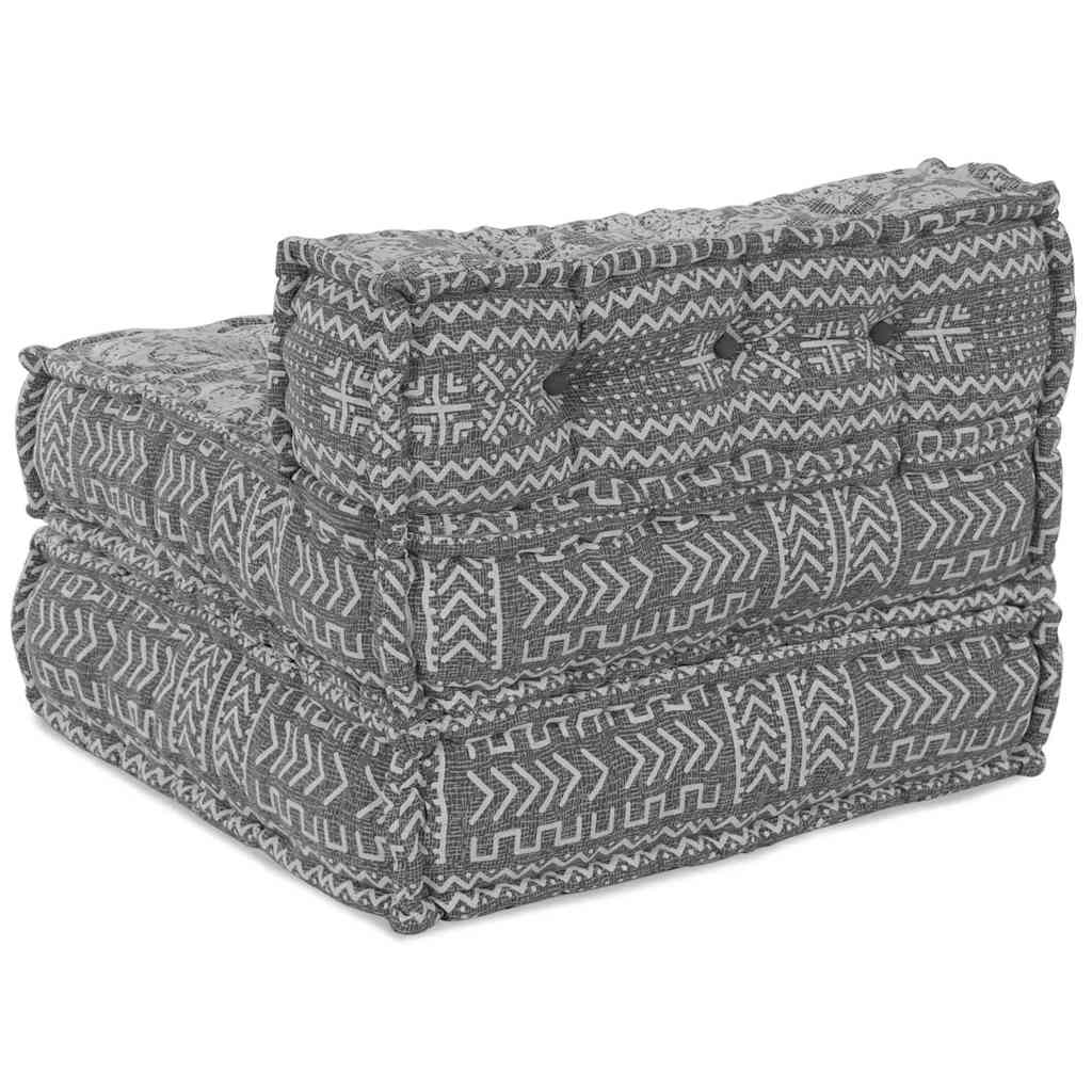 Canapea modulară Geometric Gri deschis 70 x 70 x 54 cm țesătură GartenMobel Dekor