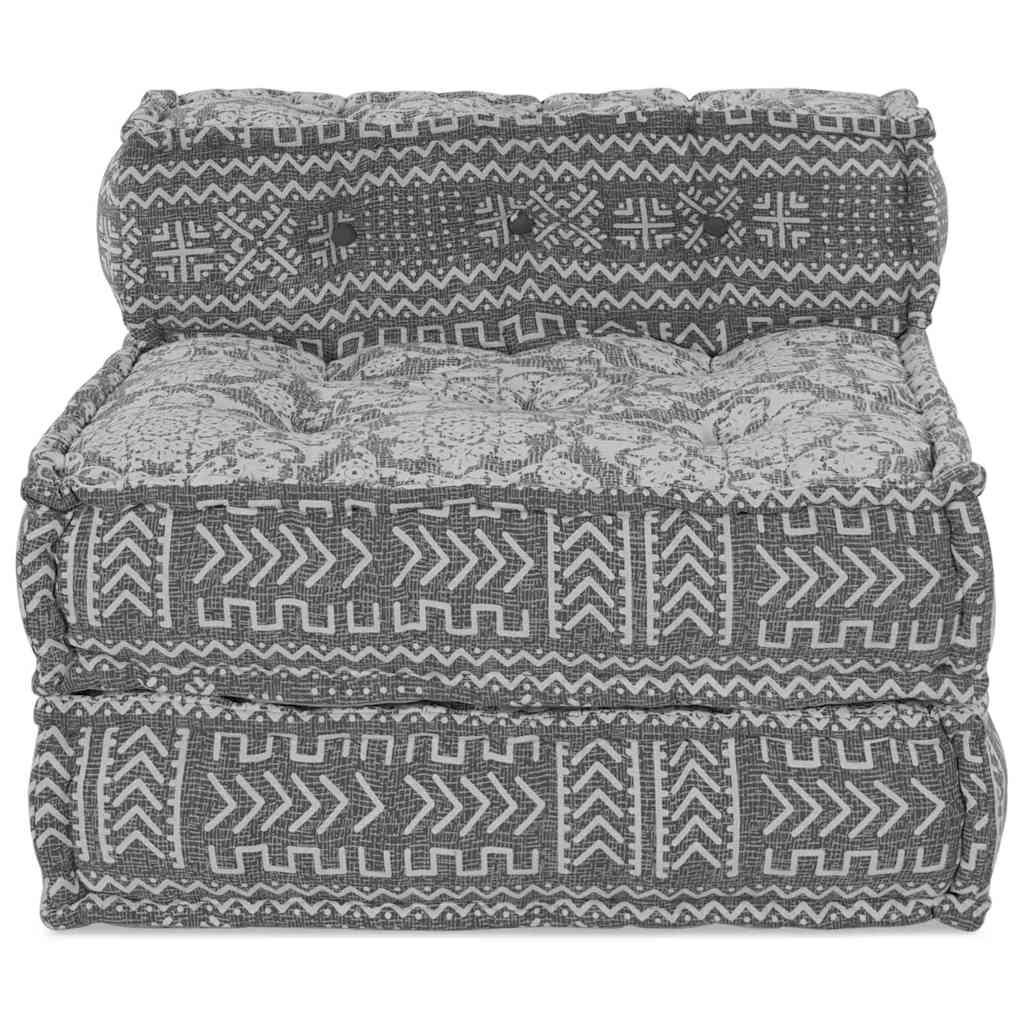 Canapea modulară Geometric Gri deschis 70 x 70 x 54 cm țesătură GartenMobel Dekor