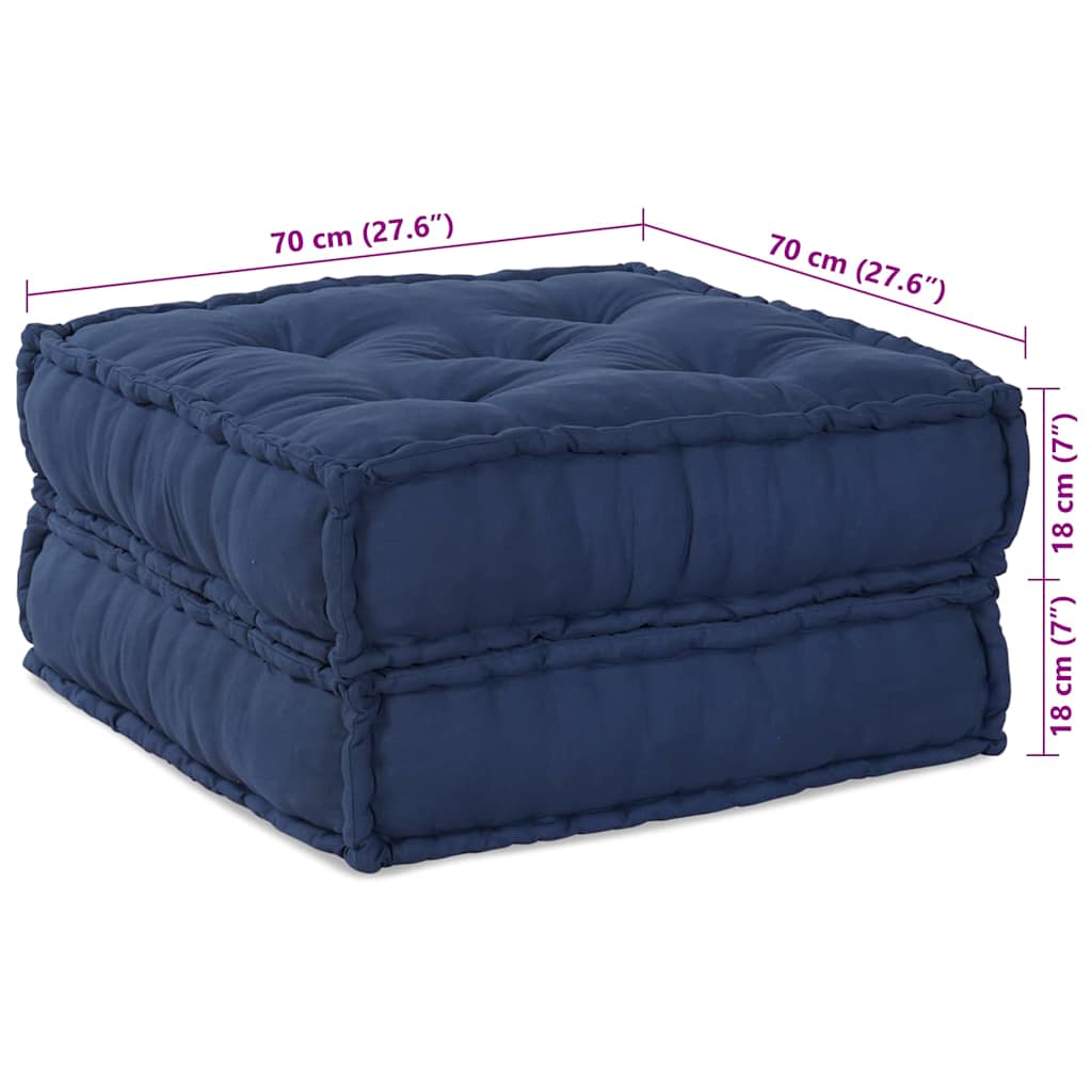 Canapea modulară Manual Indigo 70 x 70 x 36 cm țesătură GartenMobel Dekor