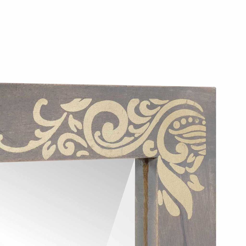 Oglindă pentru baie cu oglindă Gri și Argintiu 50 x 70 x 3 cm GartenMobel Dekor