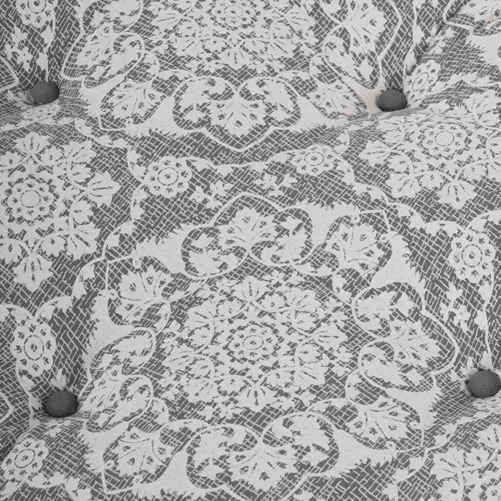 Perna pentru canapea pe palet Gri deschis țesătură GartenMobel Dekor