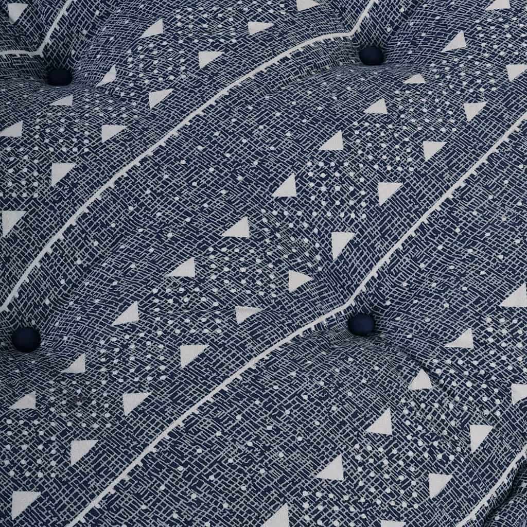 Perna pentru canapea pe palet Imprimare Indigo țesătură GartenMobel Dekor