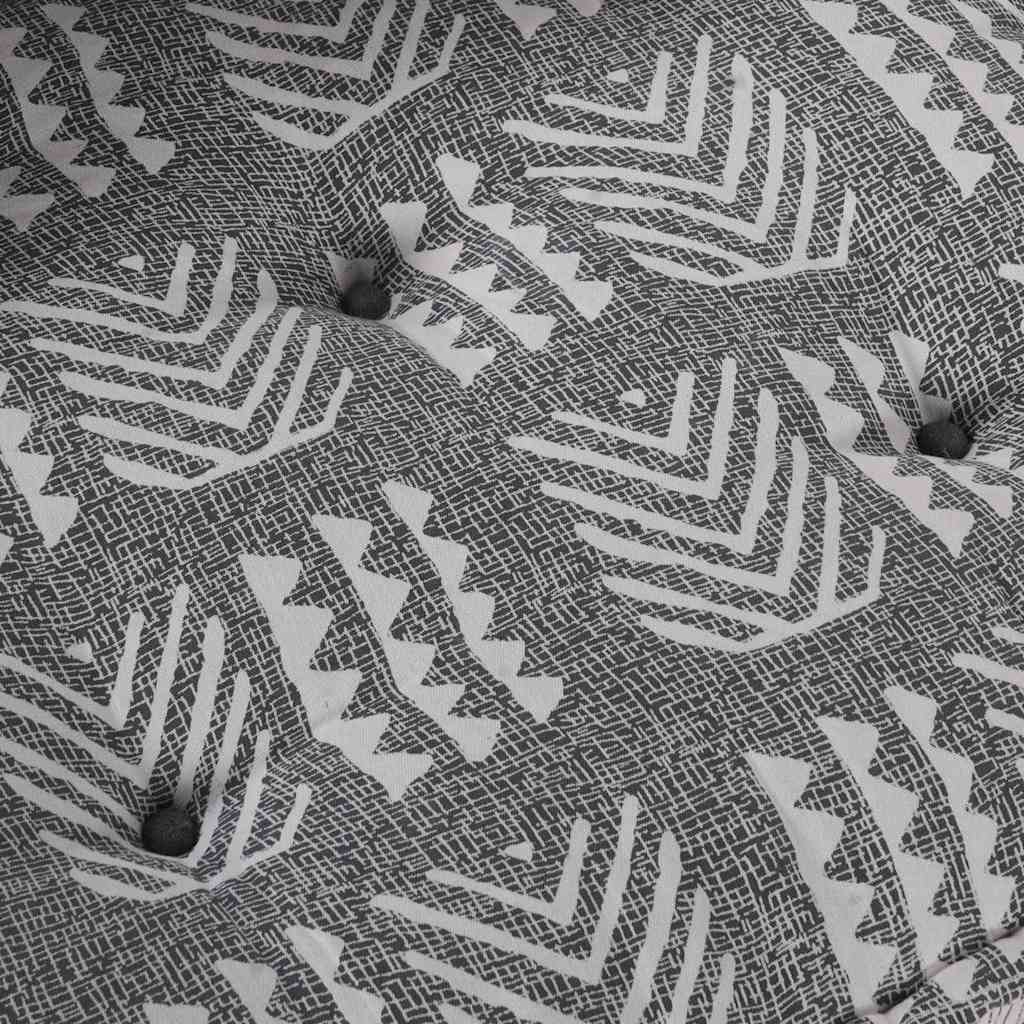 Perna pentru canapea pe palet Imprimare gri țesătură GartenMobel Dekor