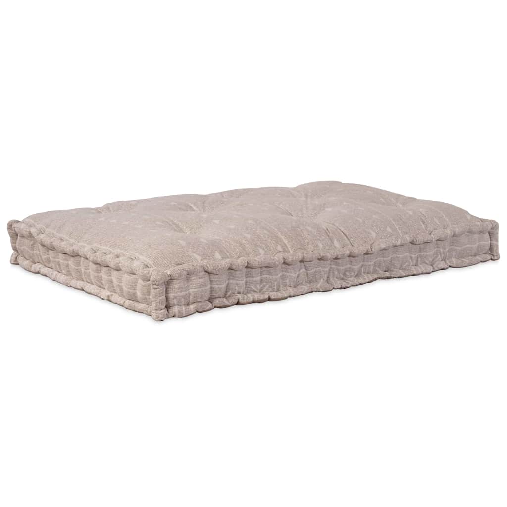 Perna pentru canapea pe palet Maro deschis țesătură GartenMobel Dekor