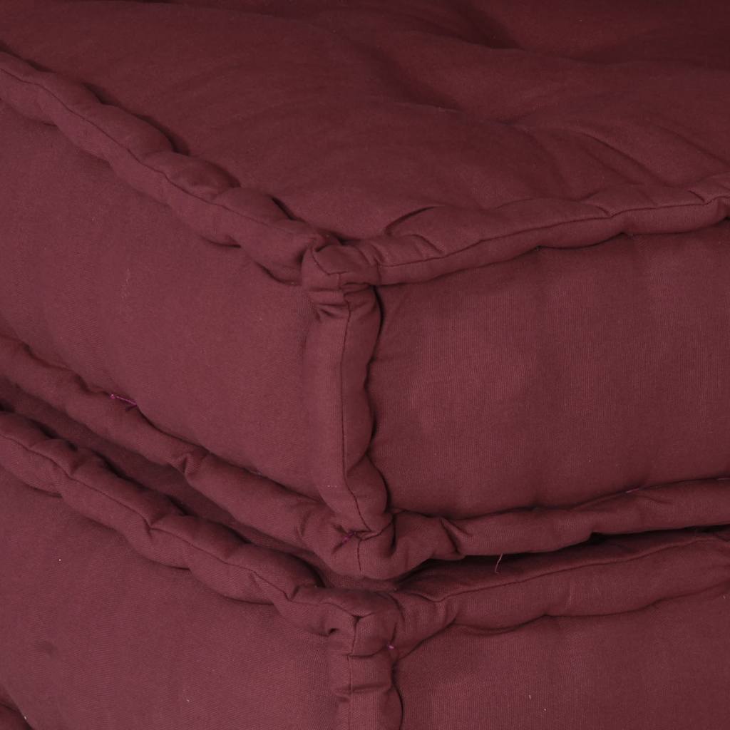 Puf modular maro 70x70x54 material GartenMobel Dekor