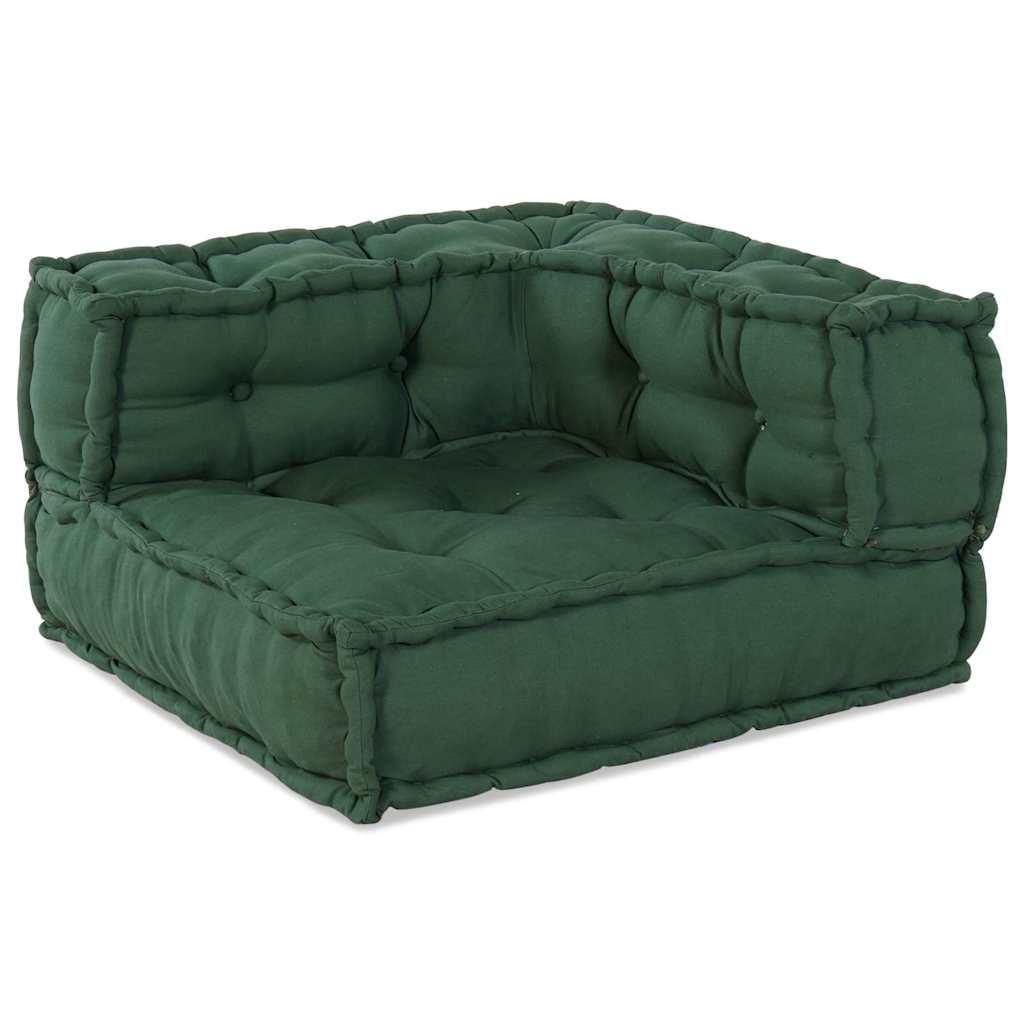 Puf modular verde 140x70x36 țesătură GartenMobel Dekor