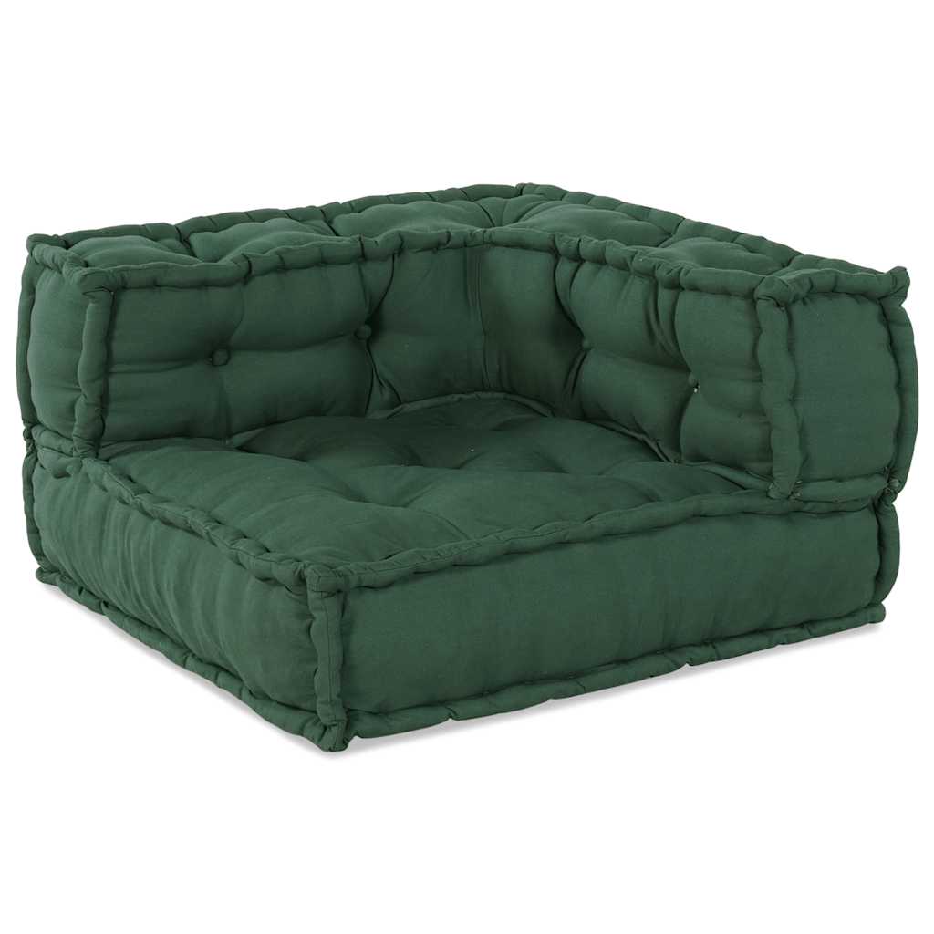 Puf modular verde 70x70x54 țesătură GartenMobel Dekor