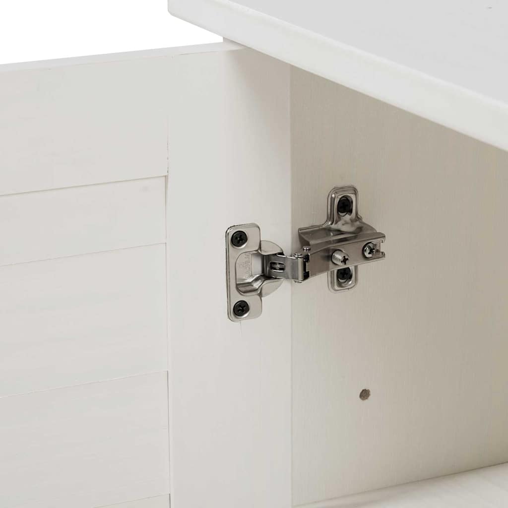 Dulap de Baie VIGO Alb 67.5 x 34 x 110 cm Lemn masiv de pin GartenMobel Dekor