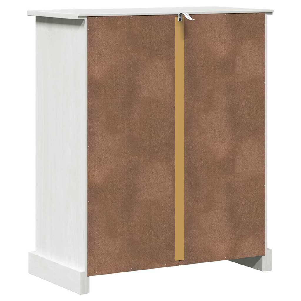 Dulap de Baie VIGO Alb 67.5 x 34 x 80 cm Lemn masiv de pin GartenMobel Dekor