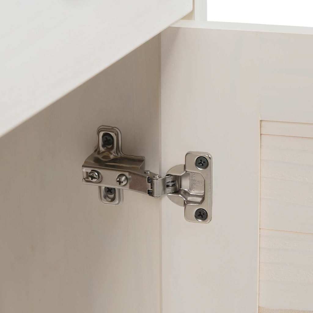 Dulap de Baie VIGO Alb 67.5 x 34 x 80 cm Lemn masiv de pin GartenMobel Dekor