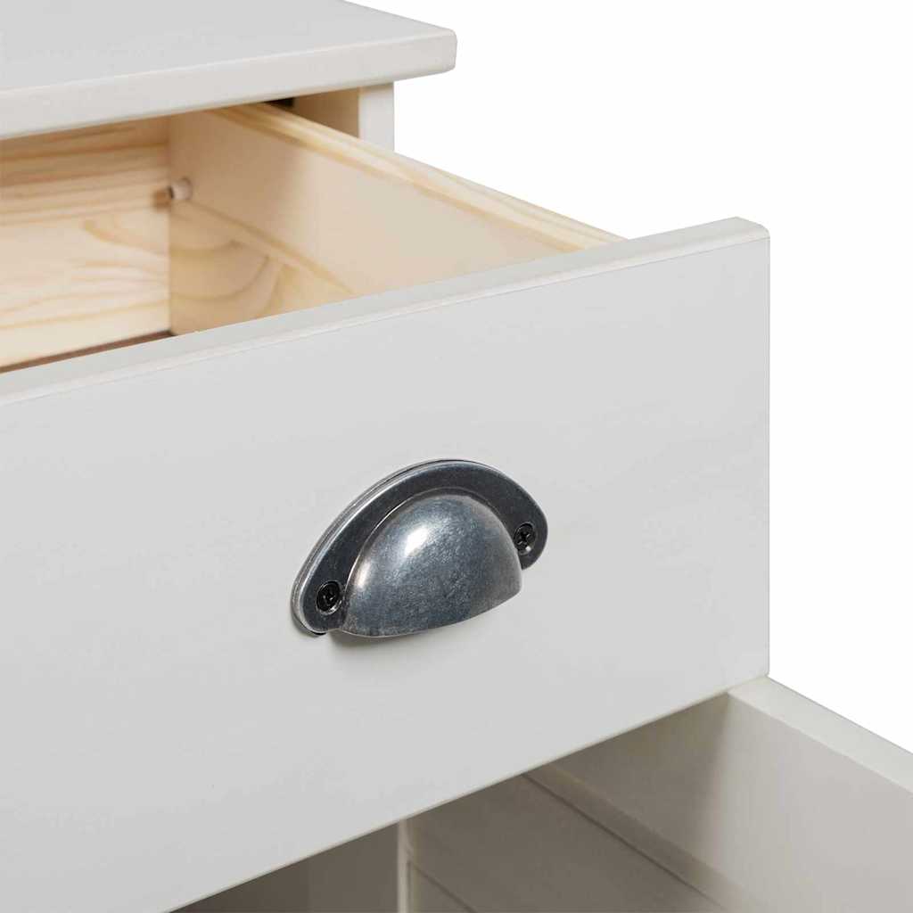 Dulap de Baie VIGO Alb 67.5 x 34 x 80 cm Lemn masiv de pin GartenMobel Dekor