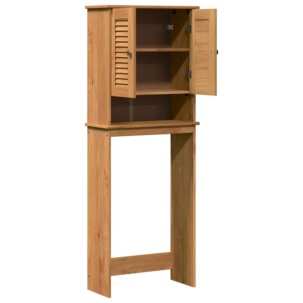 Dulap pentru toaletă cu raft VIGO maro miere 60 x 27 x 161 cm GartenMobel Dekor