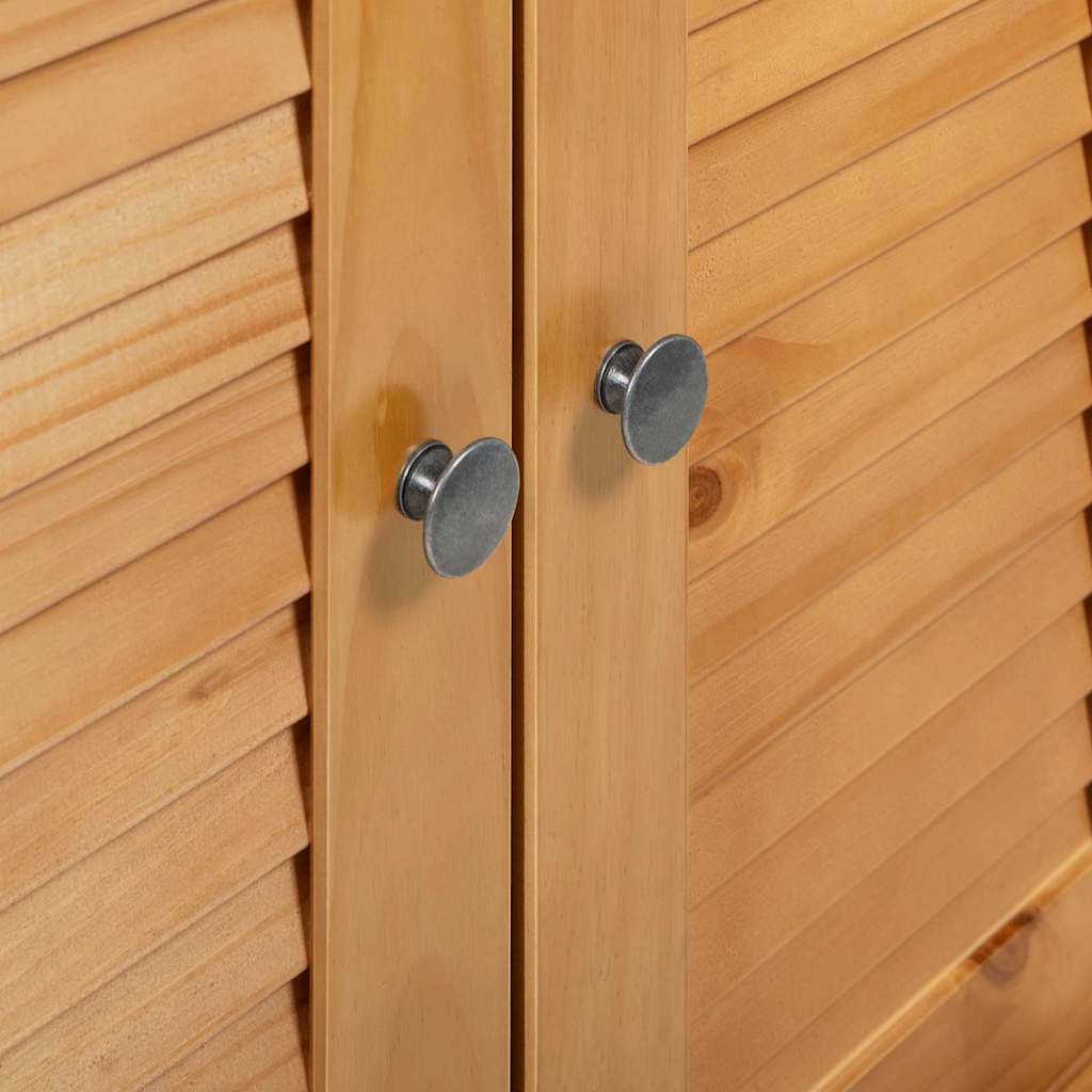 Dulap pentru toaletă cu raft VIGO maro miere 60 x 27 x 161 cm GartenMobel Dekor