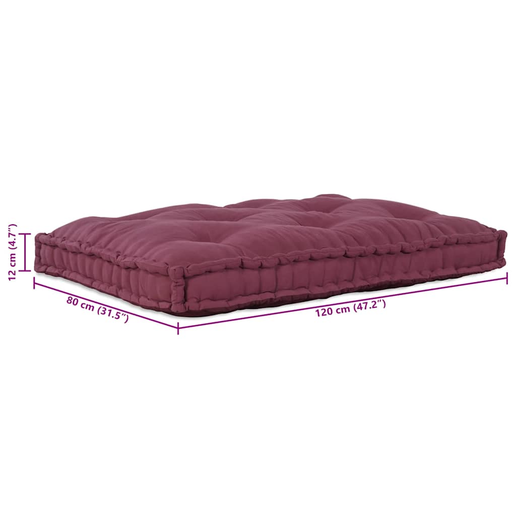 Perna pentru canapea pe palet Bordo țesătură GartenMobel Dekor