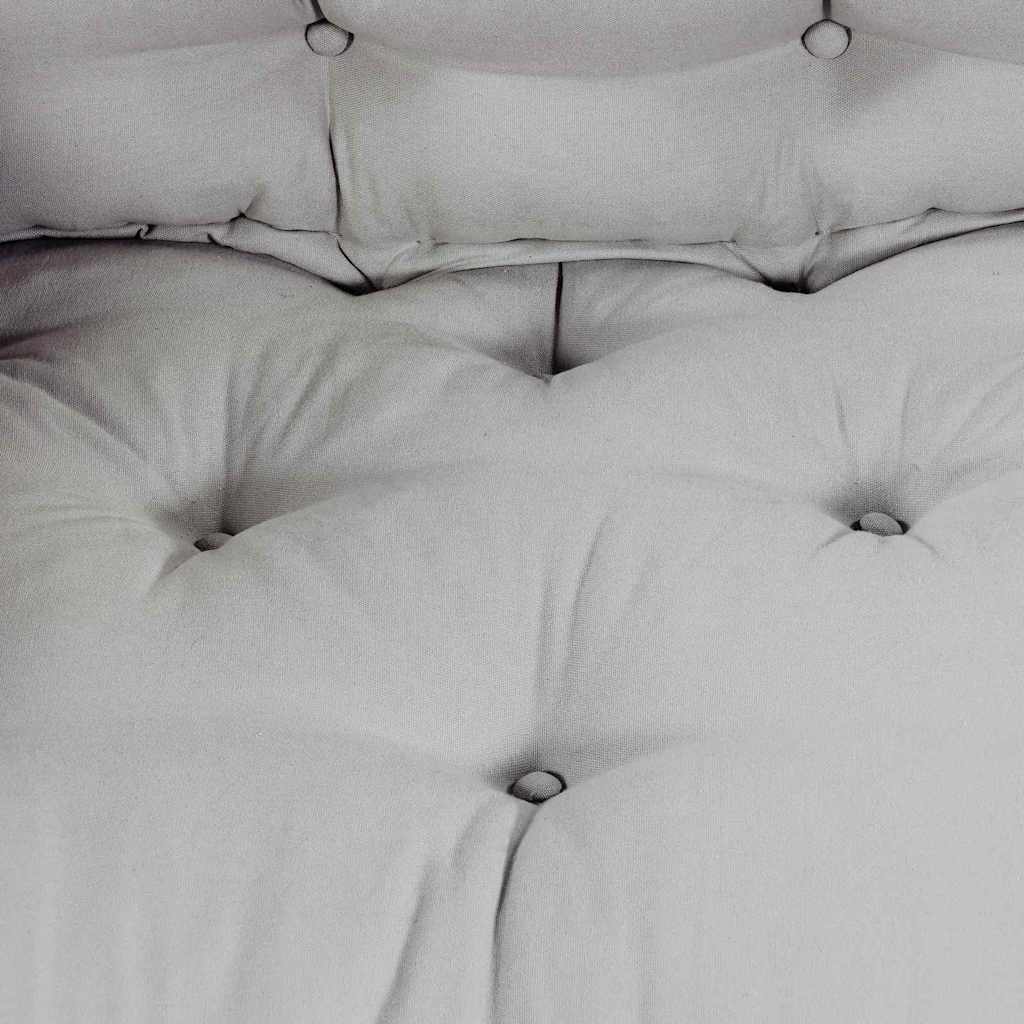 Perna pentru canapea pe palet Gri țesătură GartenMobel Dekor