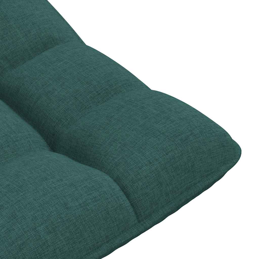 Scaun pivotant cu podea verde închis 70x51x79 cm stofa GartenMobel Dekor