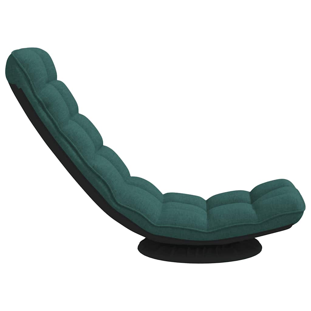 Scaun pivotant cu podea verde închis 70x51x79 cm stofa GartenMobel Dekor