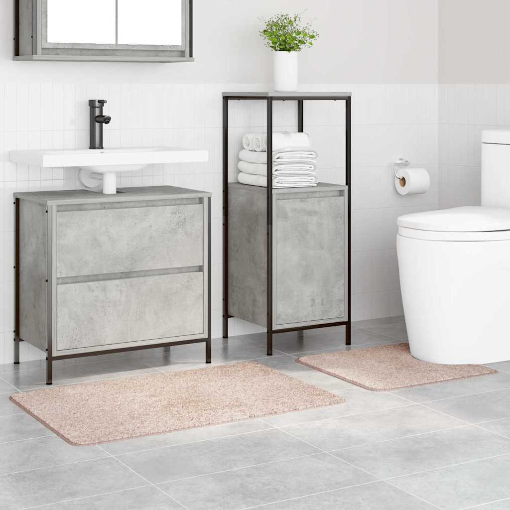 Set de mochete anti-derapante pentru baie 2 pcs Crem PP GartenMobel Dekor