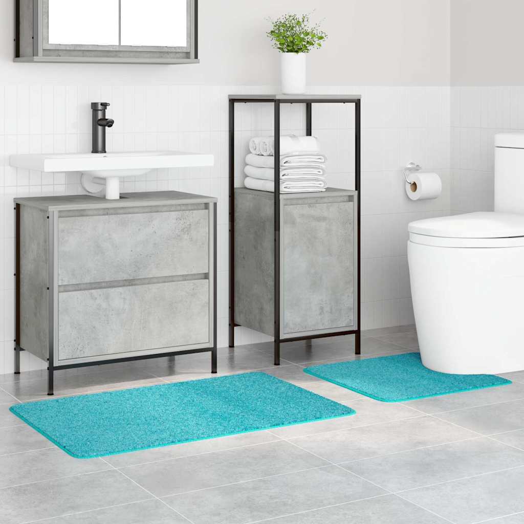 Set de mochete anti-derapante pentru baie 2 pcs Turcoaz PP GartenMobel Dekor