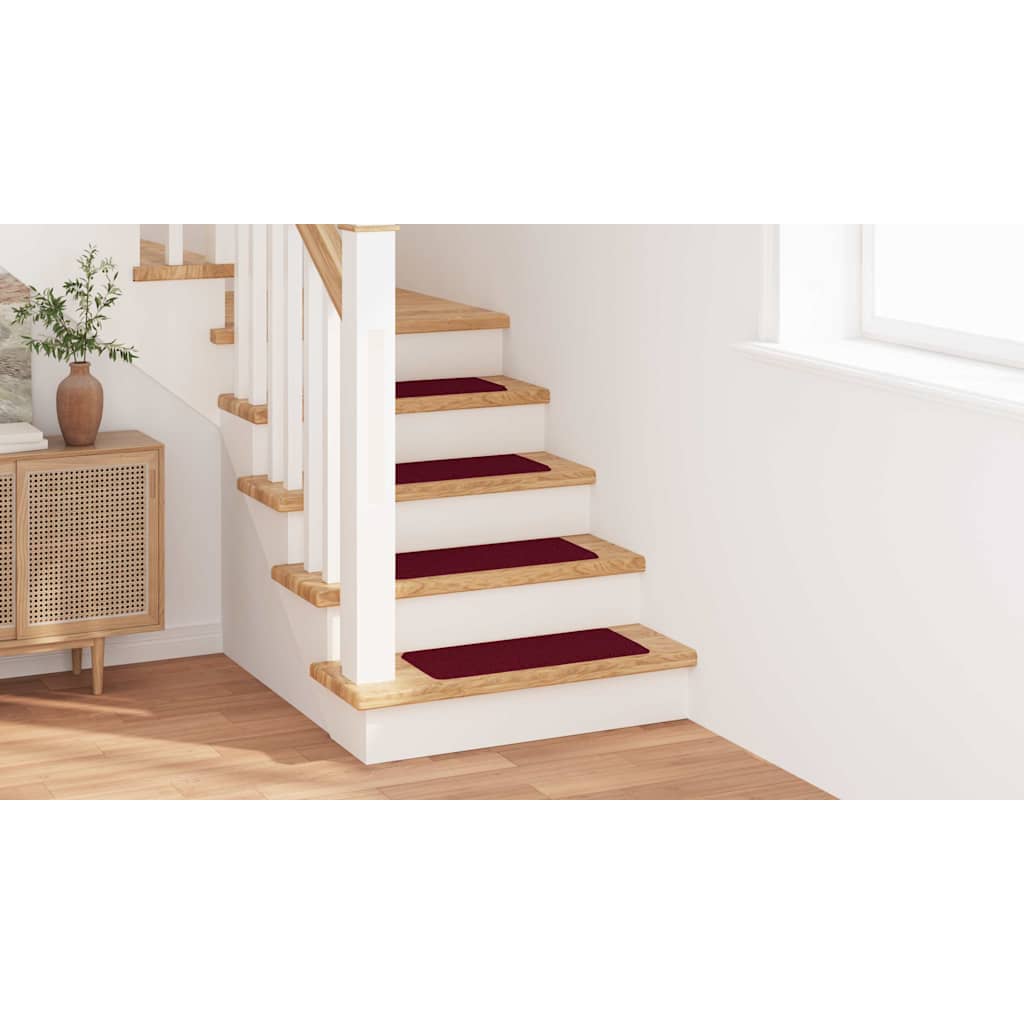 Tălpici Antiderapante pentru Trepte 15 pcs Bordo 60 x 25 cm PP GartenMobel Dekor