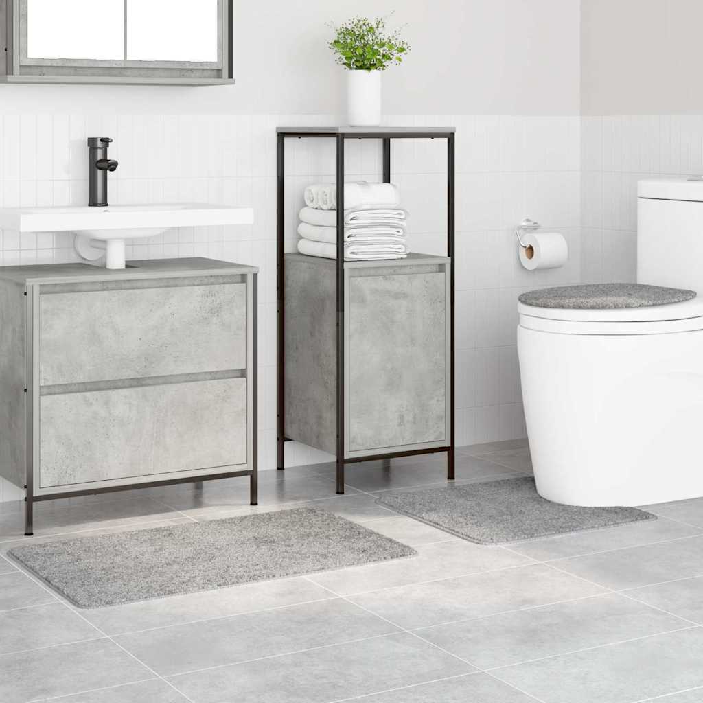 Set de mochete anti-derapante pentru baie 3 pcs Gri 50 x 50 cm GartenMobel Dekor